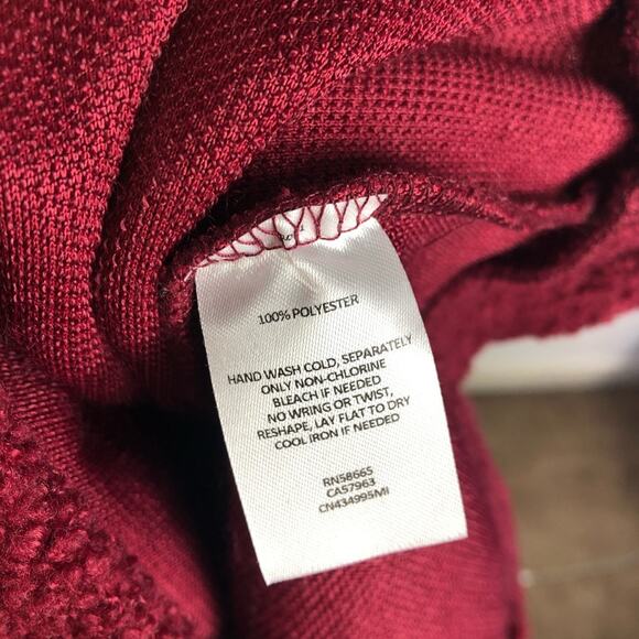 CASLON Red Faux Shearling Teddy Sweater S NWT - Picture 7 of 7